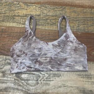 Lululemon Align Shine Bra 12 diamond dye starlight